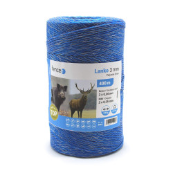 Žica za električno ograjo, premer 3 mm, modra, dolžina 400 m