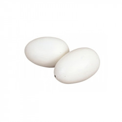 Umetno jajce iz mavca, substrat za kokoši