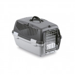 Boks za pse in mačke Gulliver 1 DELUXE, 48x32x31cm, siv