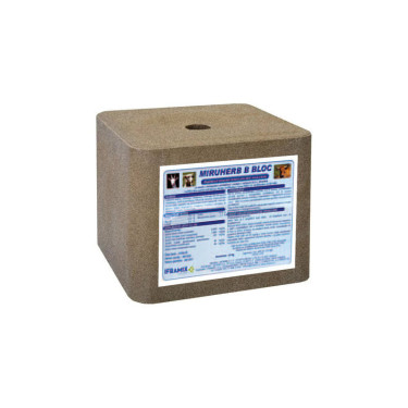 Mineralni solni liz Miruherb za govedo, ovce in koze, 10 kg 