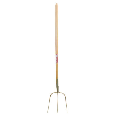 Kovane vile Erntekönig, 3 roglji, 30 cm, z ročajem 135 cm, zlate