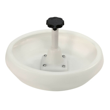 Krmna posoda za pujske, plastična, z J sidrom za rešetke, 29 cm, 2,5 l