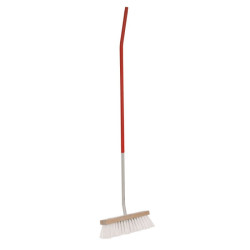 Pralna metla s pretokom – vodna metla, 143 × 35 cm, bela