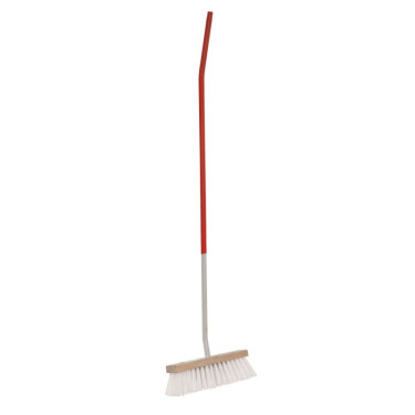 Pralna metla s pretokom – vodna metla, 143 × 35 cm, bela