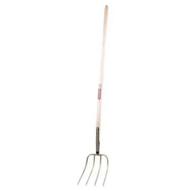 Kovane vile Erntekönig, 4 roglji, 31 cm, z ročajem 135 cm, zlate