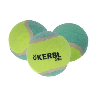 Kerbl komplet teniških žogic, rumena/turkizna