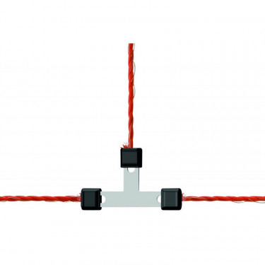 Litzclip® spojka za vrv - T-oblika - 3 mm - 5 kos