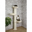 Mačje drevo DOLOMIT Tower - bež praskalnik za mačke, 38 x 187 cm