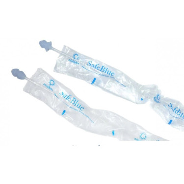Inseminacijska pipeta ClearGlide Safe Blue za osemenjevanje svinj, z adapterjem