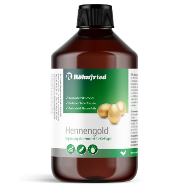 HENNENGOLD – krmno dopolnilo za močna jajca in zdravo perje, 5 l