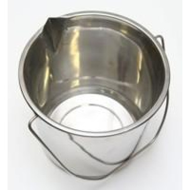 Vedro iz nerjavečega jekla z izlivom 18l