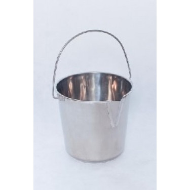 Vedro iz nerjavečega jekla z velikim izlivom 14l