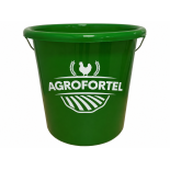 Univerzalno vedro 10 l, plastično s kovinskim ročajem, zeleno