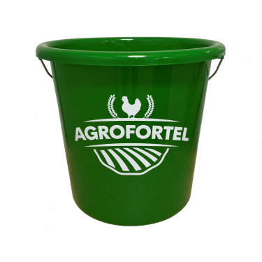 Univerzalno vedro 10 l, plastično s kovinskim ročajem, zeleno