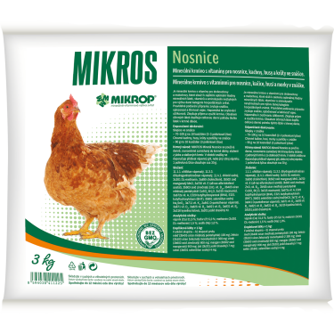 Mikros za kokoši nesnice - vitaminska krma 3 kg