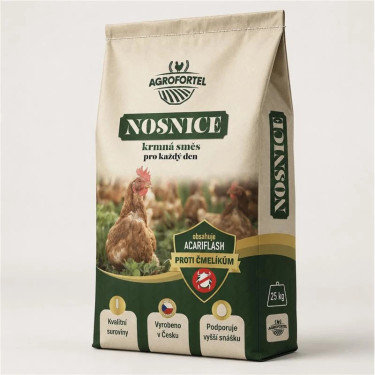 AGF Nesnice peleti – popolna krmna mešanica za proizvodne nesnice 25 kg