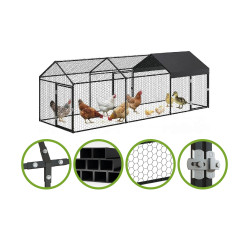 Kovinska ograda - zunanja kletka 3x1x1 m